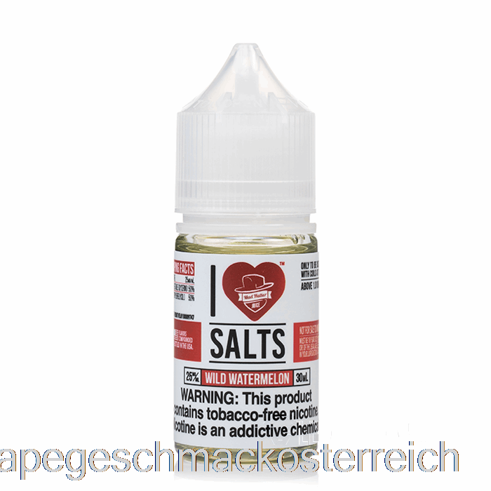 Wilde Wassermelone – Ich Liebe Salze – 30 Ml 50 Mg Vape-Geschmack